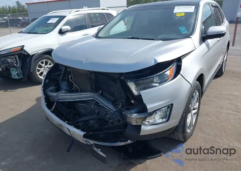 2015 Ford Edge Titanium from USA, damaged, VIN 2FMTK4K98FBB88425